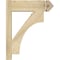 Ekena Millwork Westlake Rough Sawn Arts and Crafts Outlooker, Douglas Fir, 6"W x 18"D x 22"H OUT06X18X22WTL03RDF - alternate 2